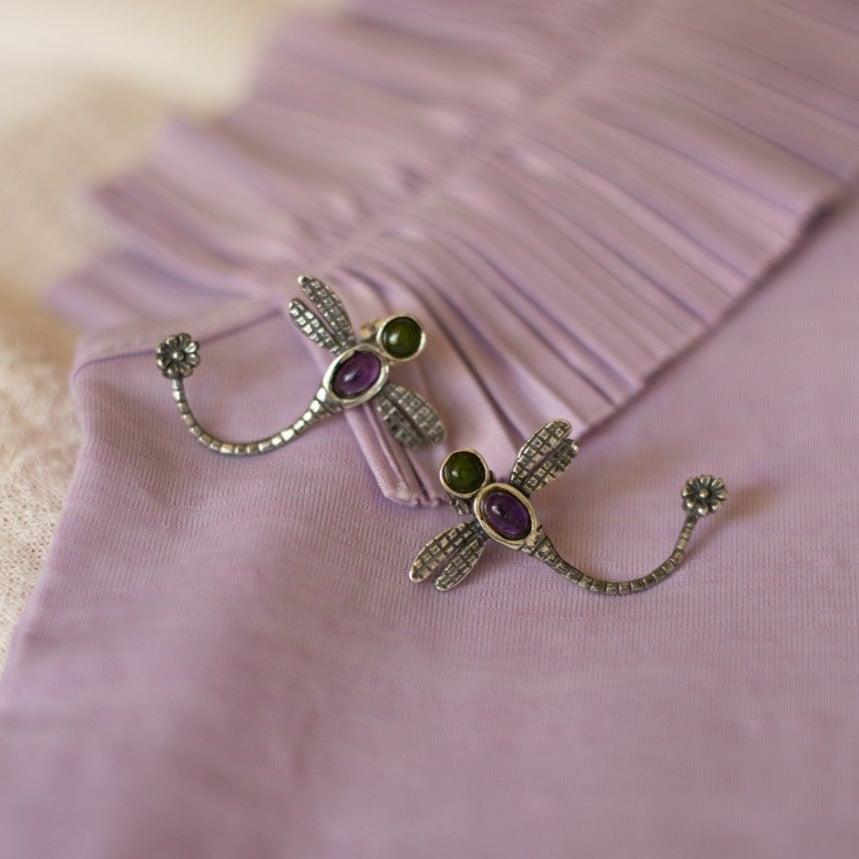 Aretes Libélula - Citlali Joyas