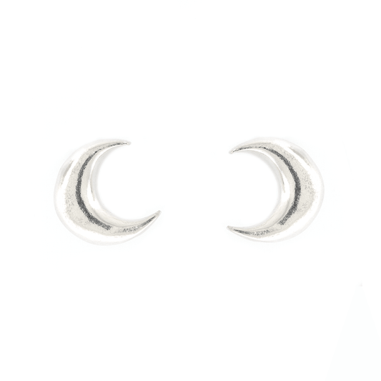 Aretes Luna Creciente - Citlali Joyas