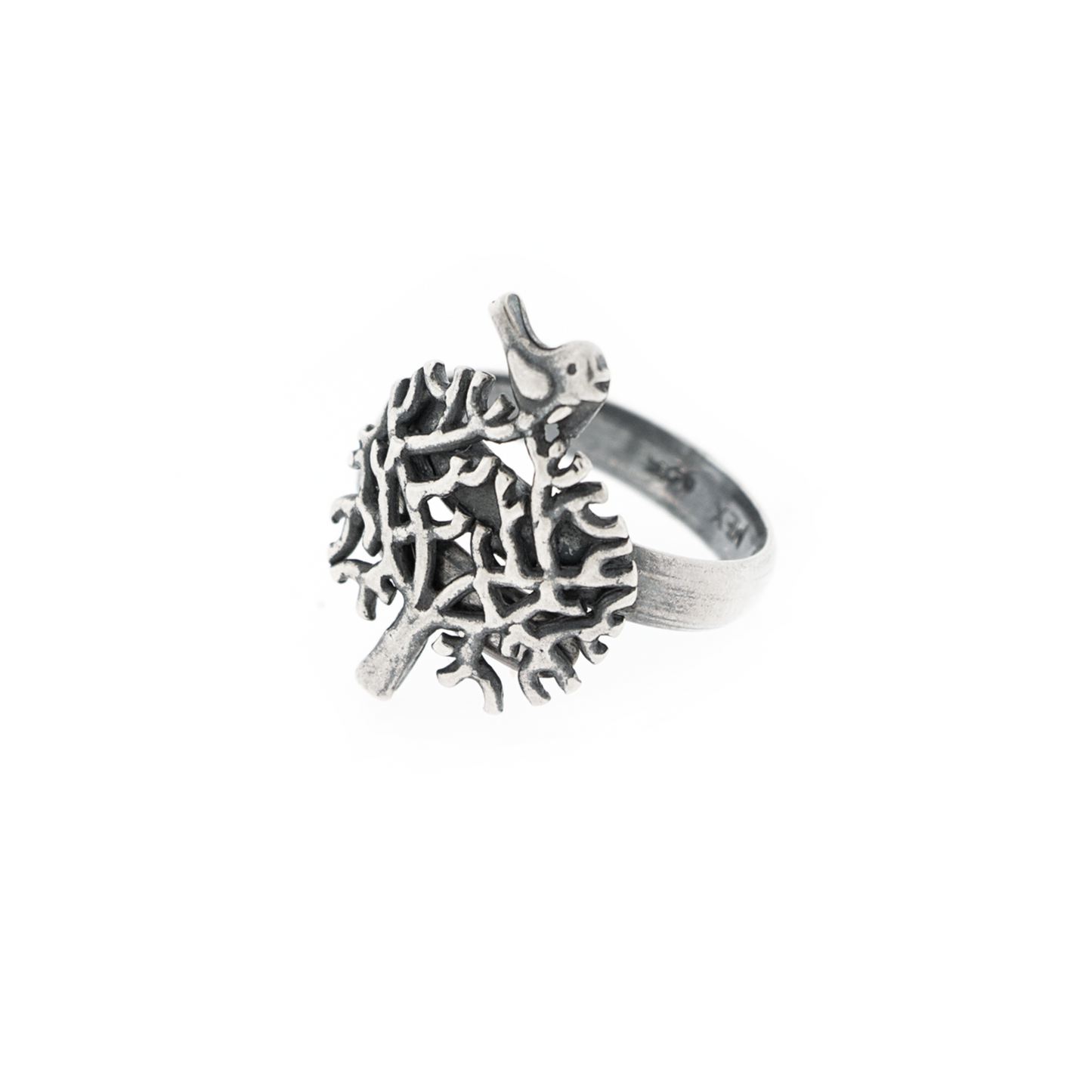 Anillo ajustable de plata