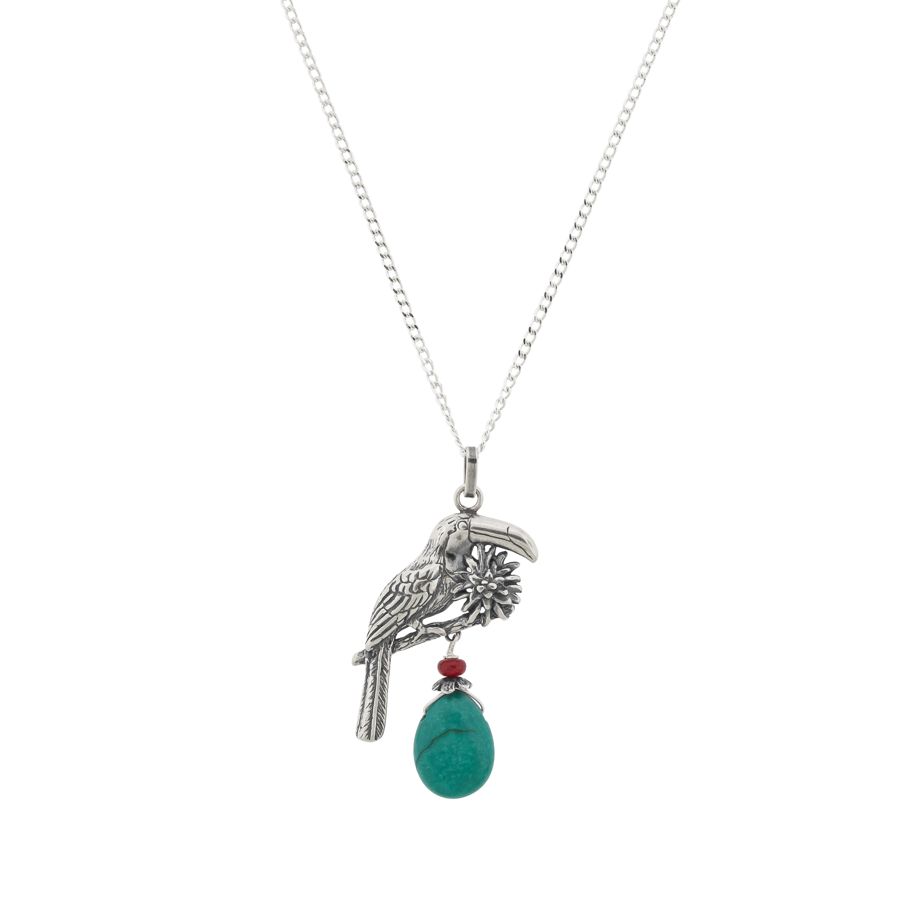 Collar Tucán Turquesa