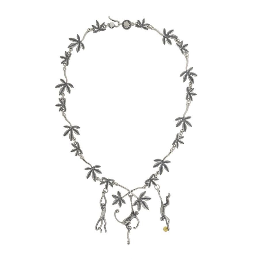 Collar Palmeras y Monos