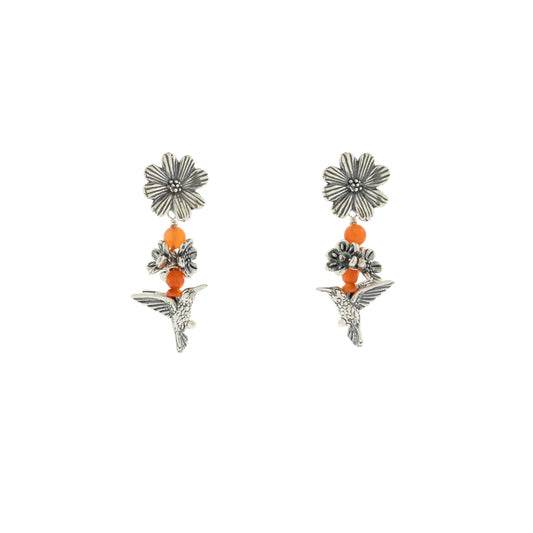 Aretes Volando entre las Flores