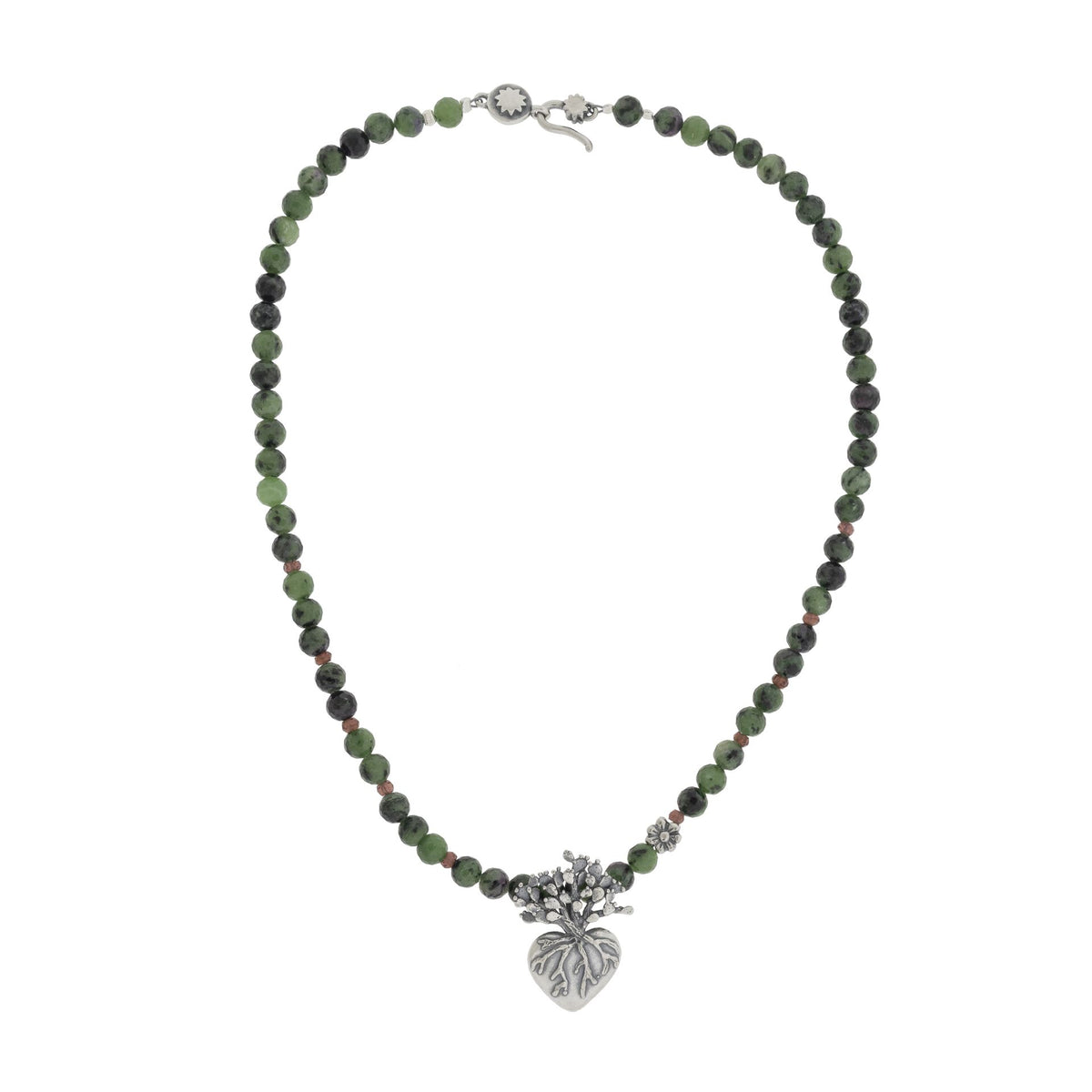 Collar Corazón de Nopal mediano