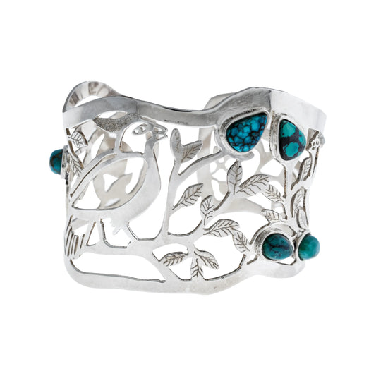 Brazalete aves y flores