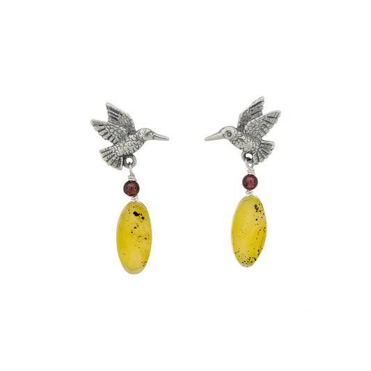 Aretes Colibrí