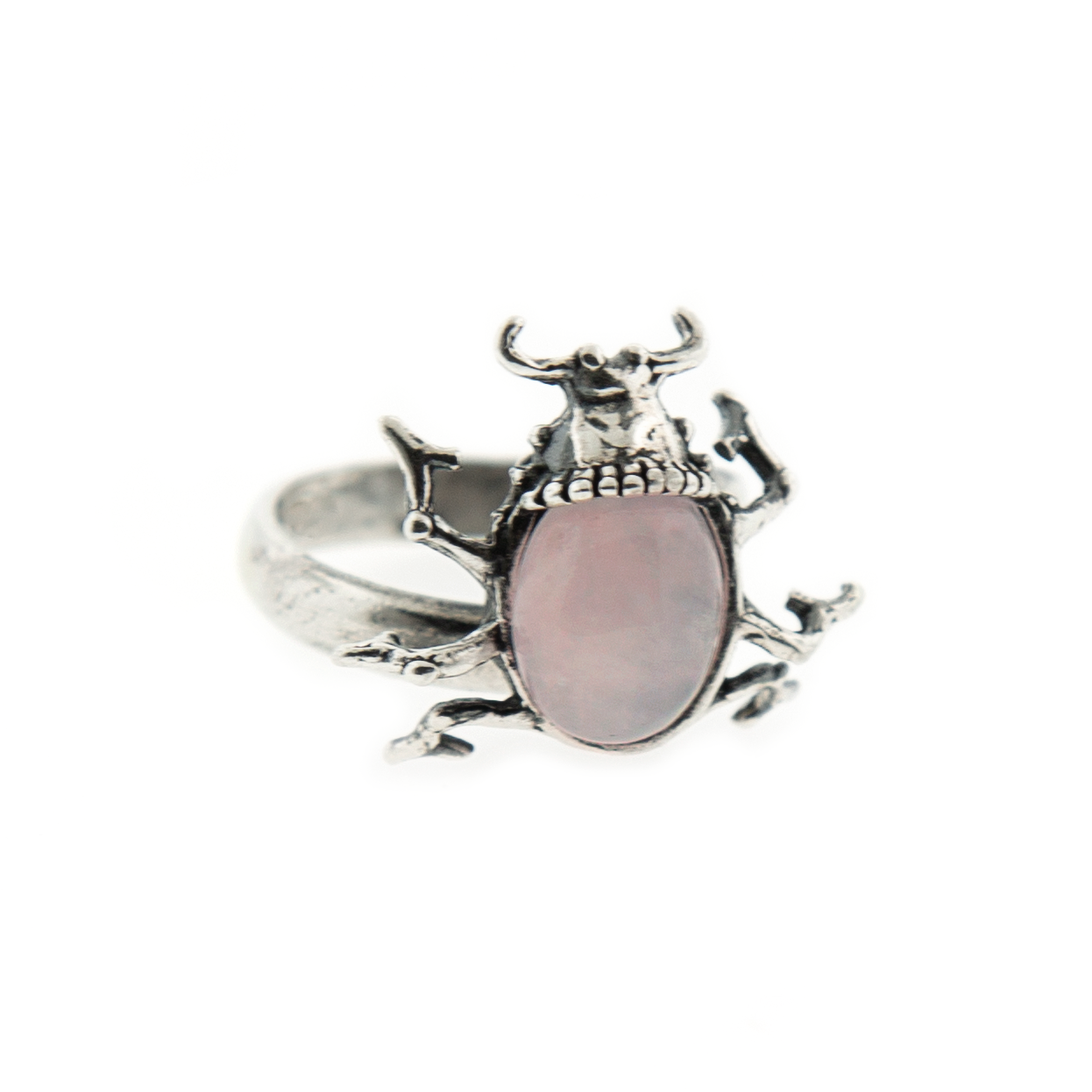 Anillo escarabajo oval