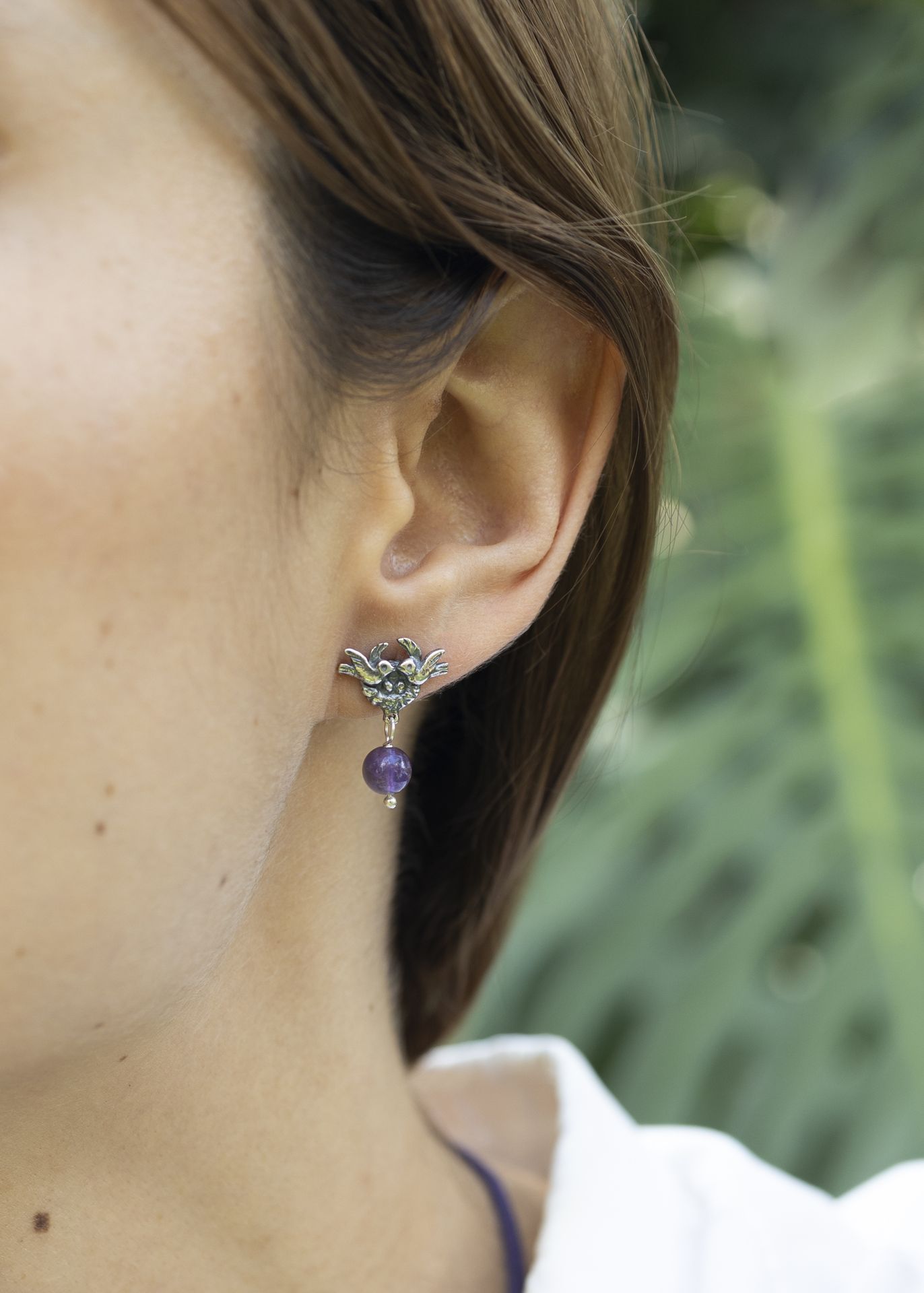 Aretes Nido de Pajaritos