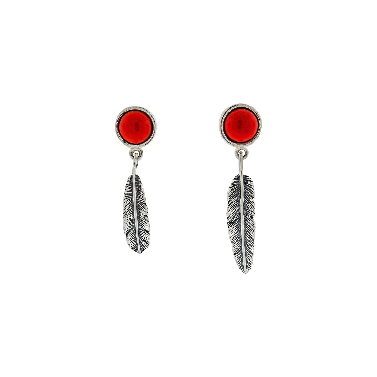 Aretes Plumas de Gozo