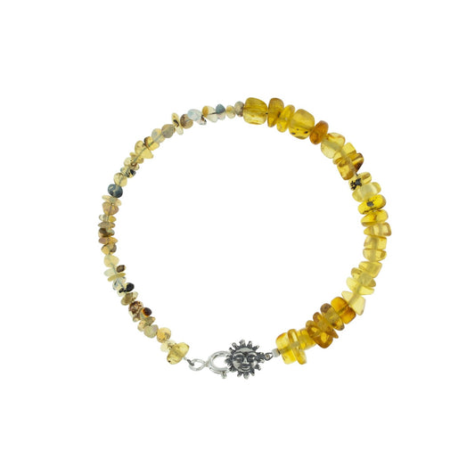 Pulsera Fuerza del Sol con ámbar