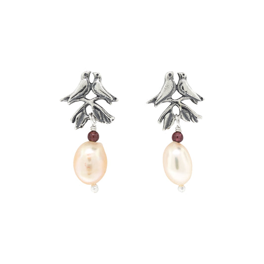 Aretes pajaritos enamorados