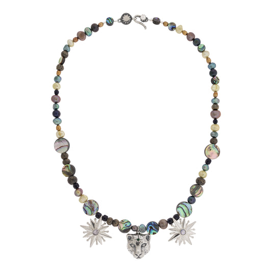Collar Jaguar y Cielo