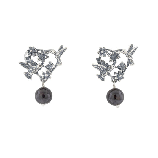 Aretes Colibríes Enamorados