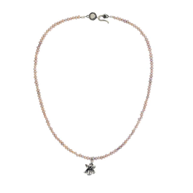 Collar armonía con orquídeas