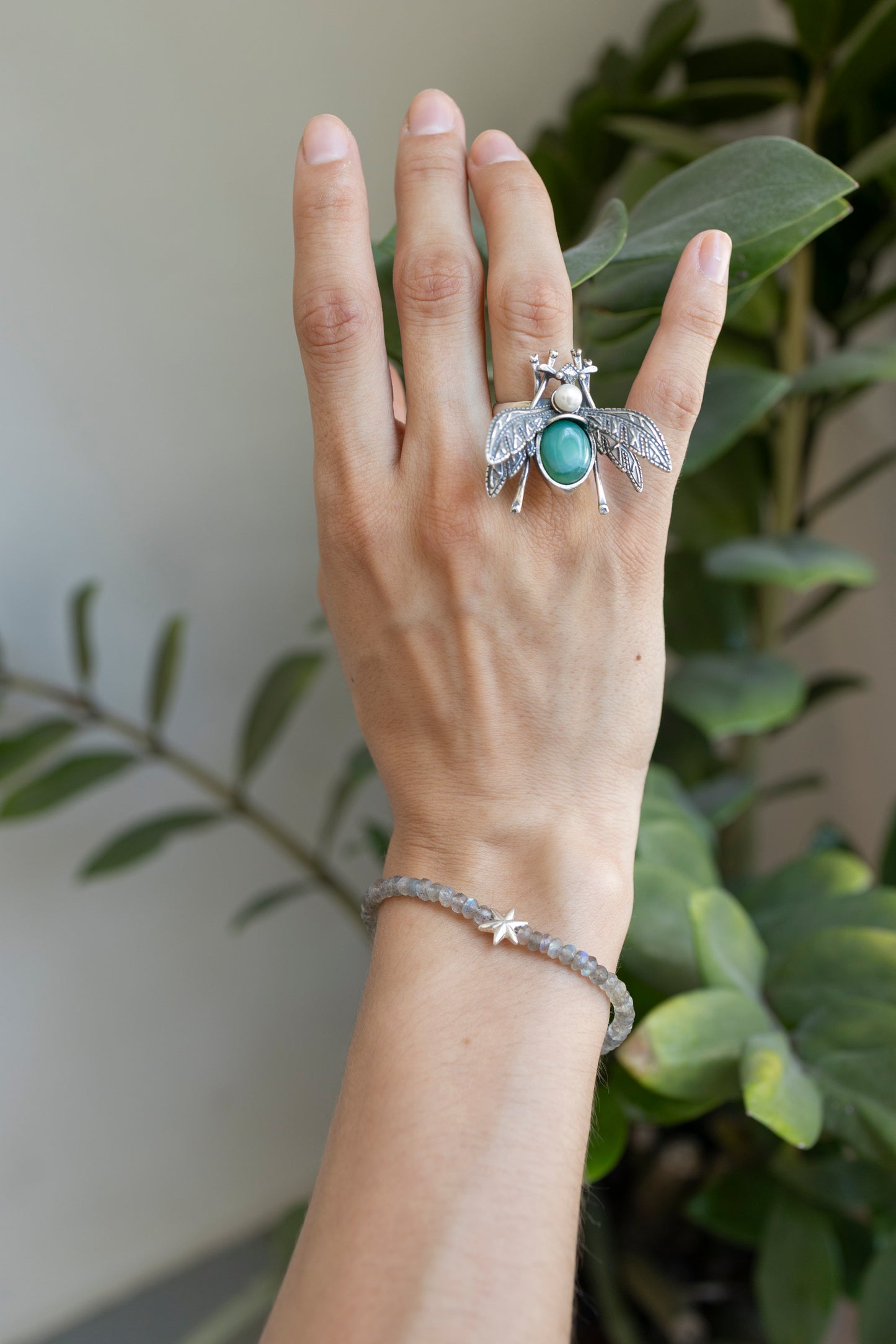 Anillo escarabajo mediano