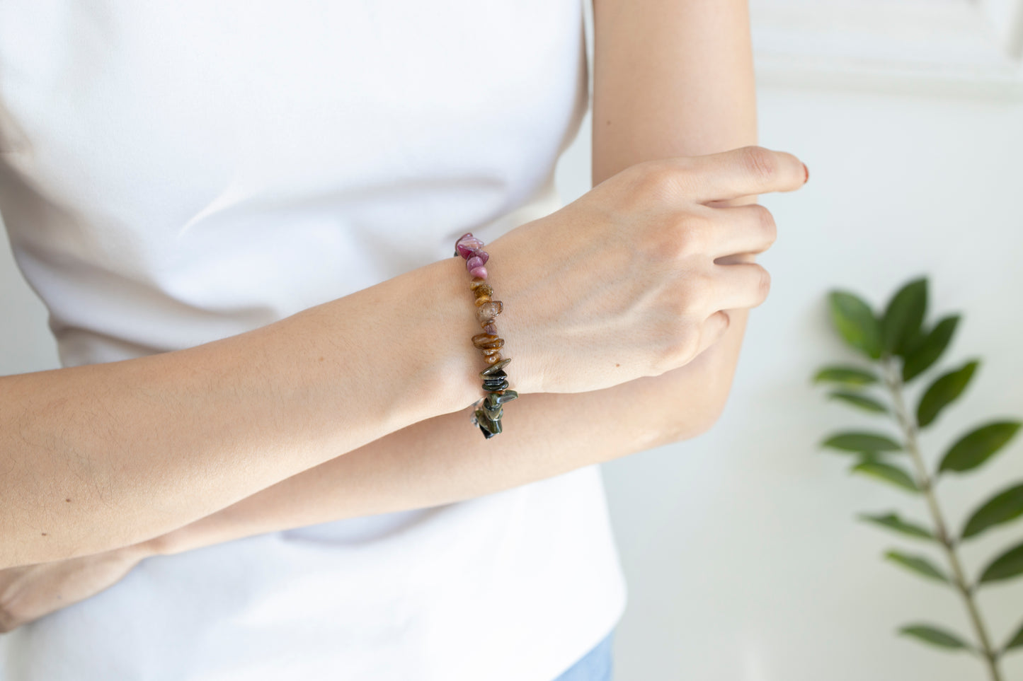 Pulsera turmalinas en chip