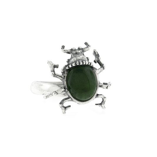 Anillo Escarabajo oval