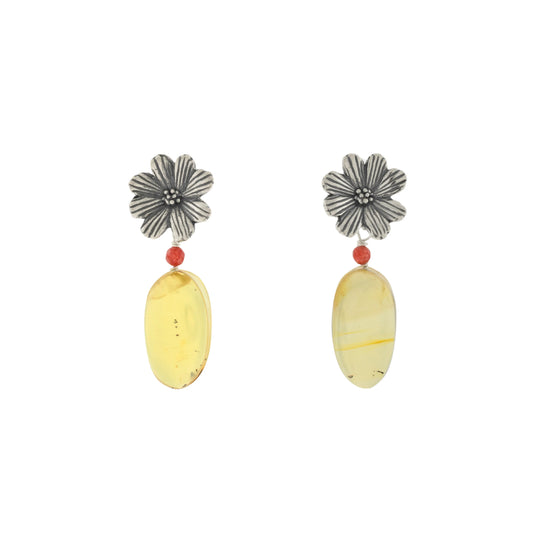 Aretes Margarita y Ámbar