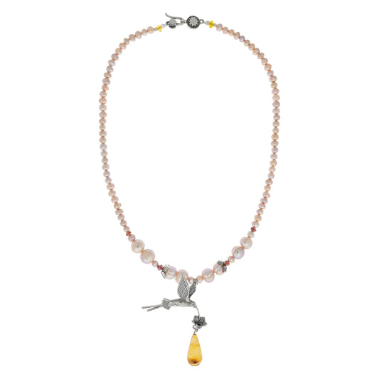 Collar colibrí alegría de vivir