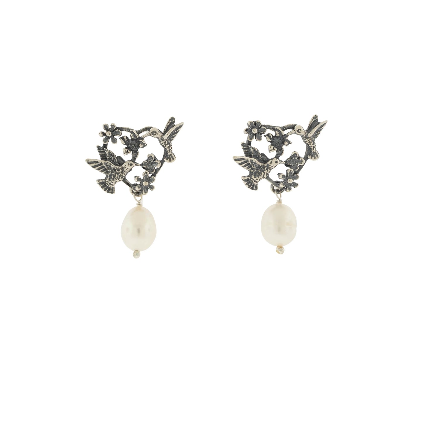 Aretes Colibríes Enamorados