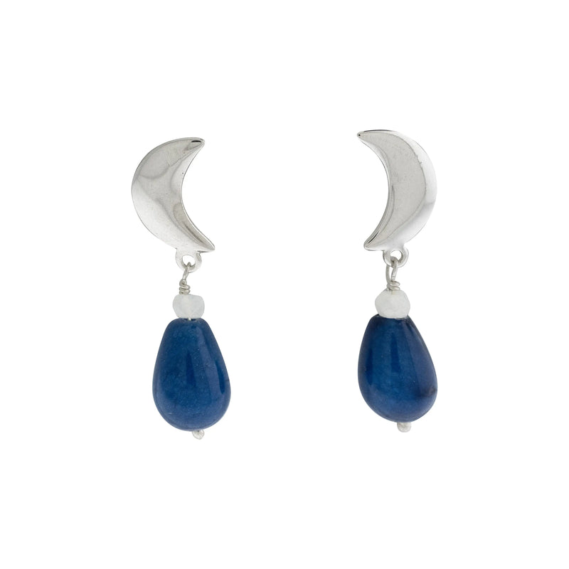Aretes Luna brillante