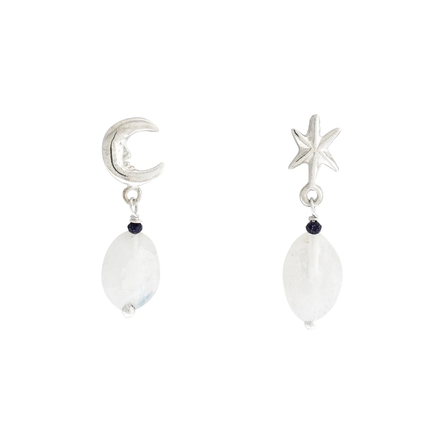Aretes Luna y Estrella