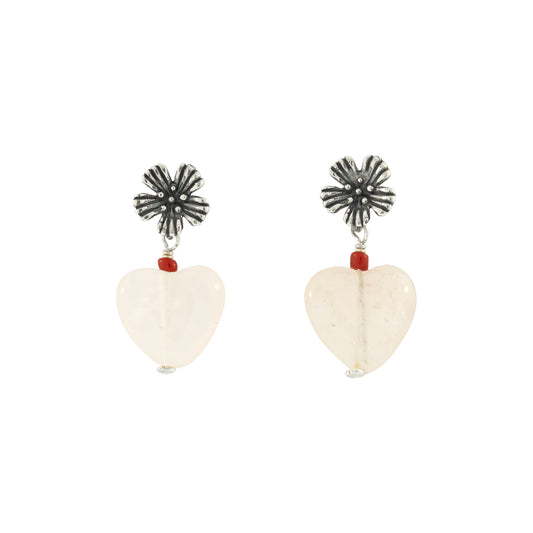 Arete Corazón de Cuarzo