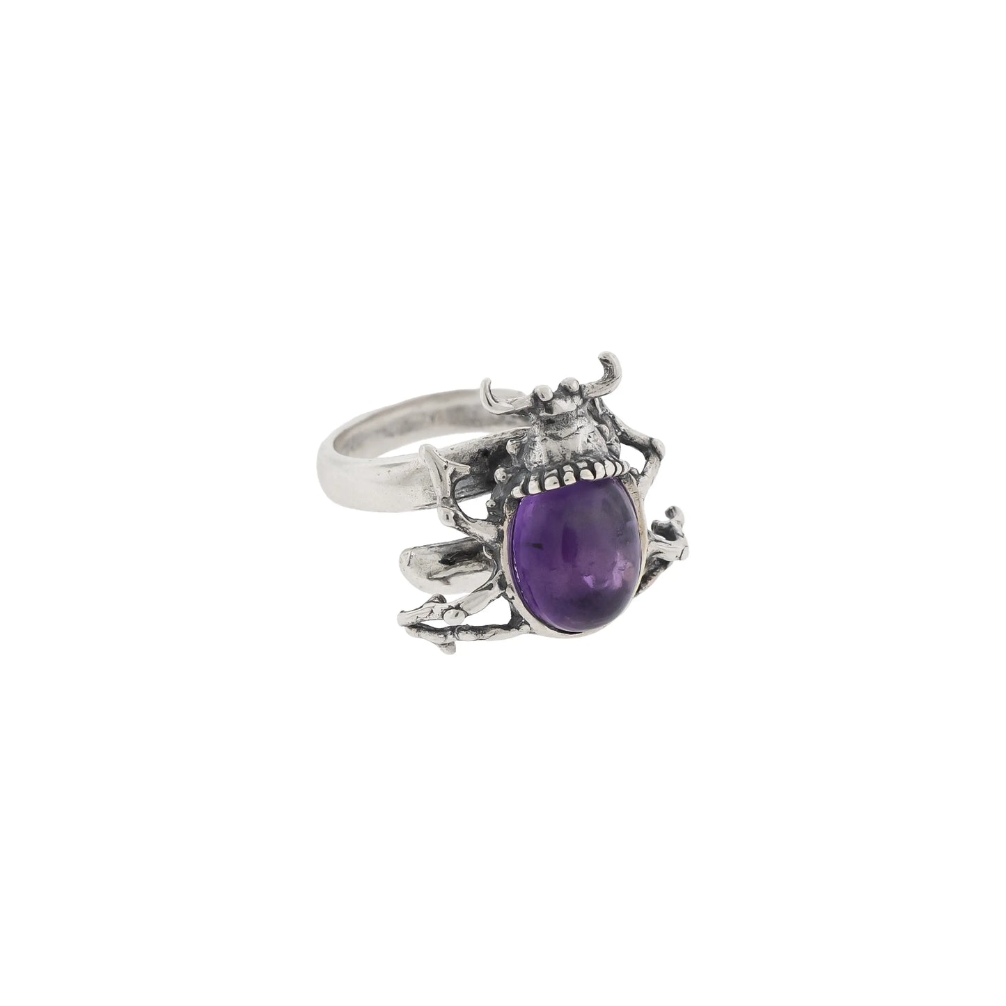Anillo escarabajo oval