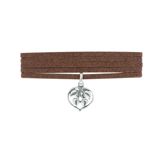 Dije corazón hojita