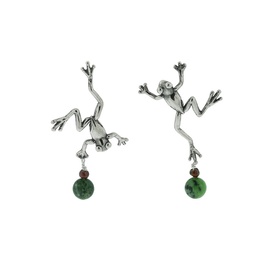 Aretes Rana Saltarina chicos