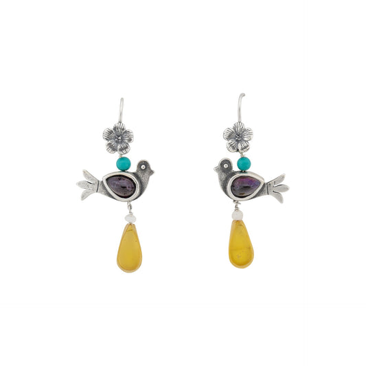 Aretes Paloma Romántica