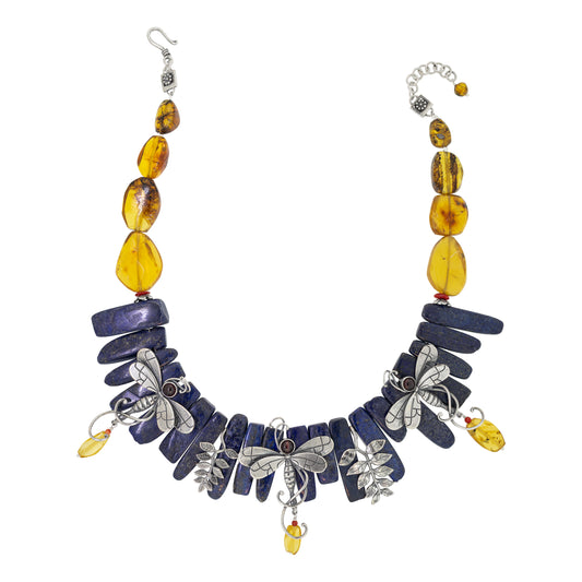 Collar libélulas vibrantes