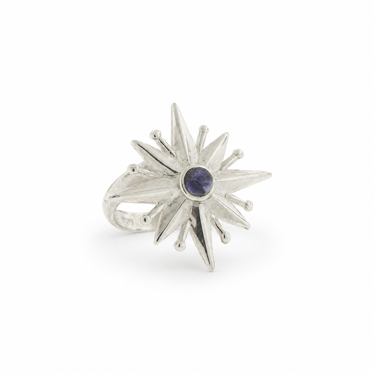 Anillo estrella resplandeciente