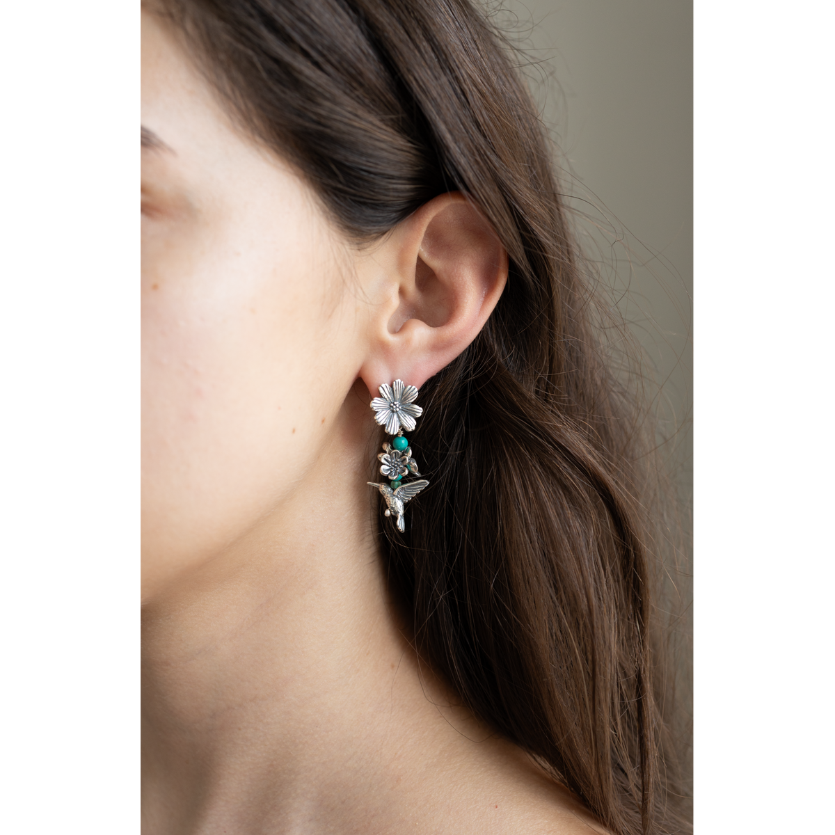 Aretes Volando entre las Flores