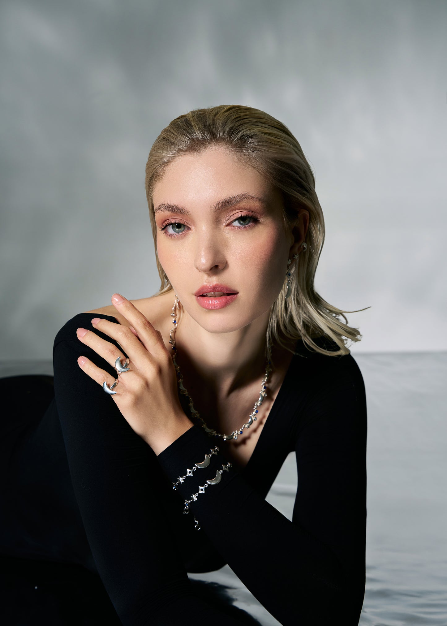 Anillo Luna brillante