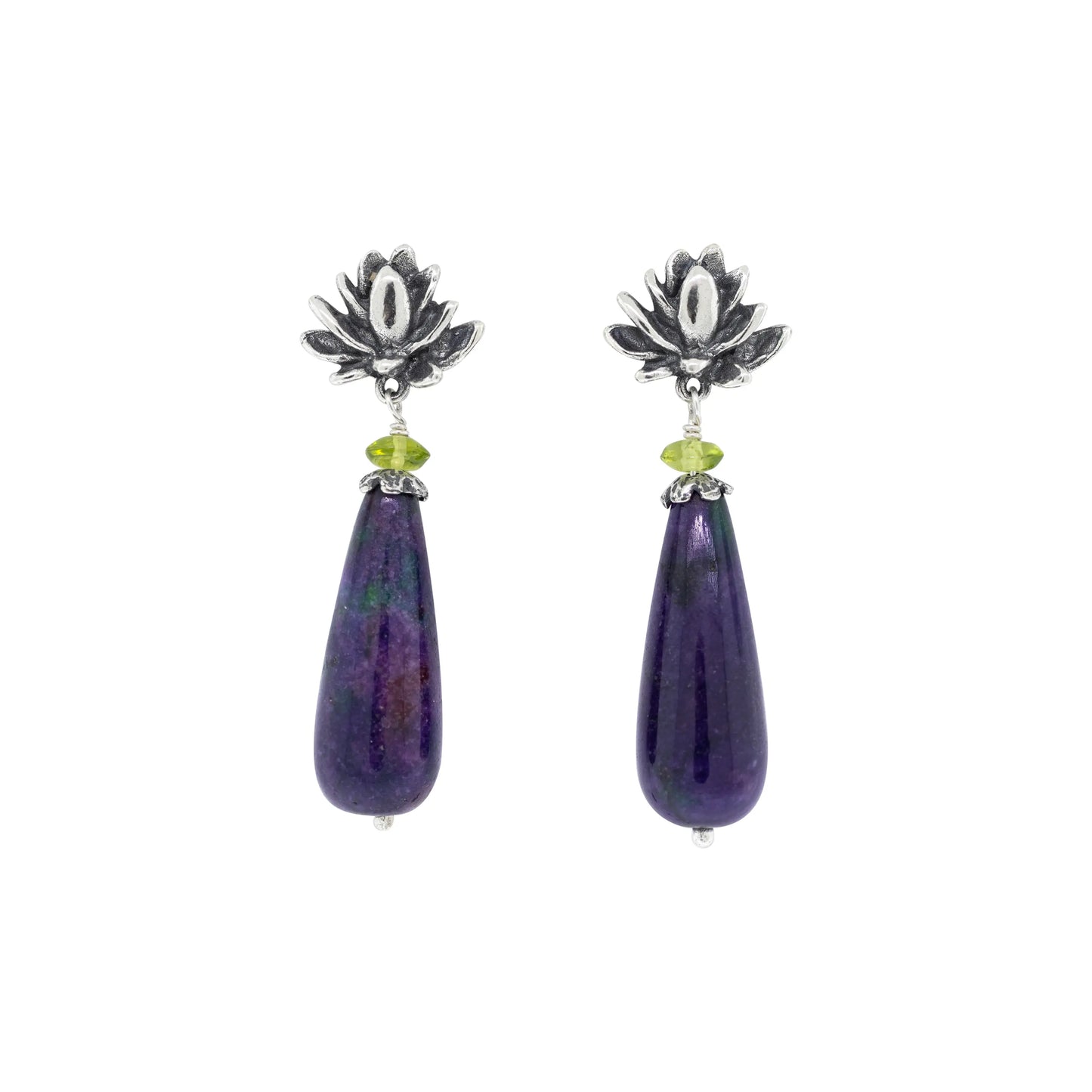 Aretes Flor de Loto chicos