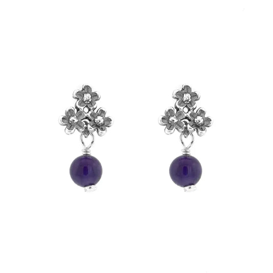 Aretes trío de Flores