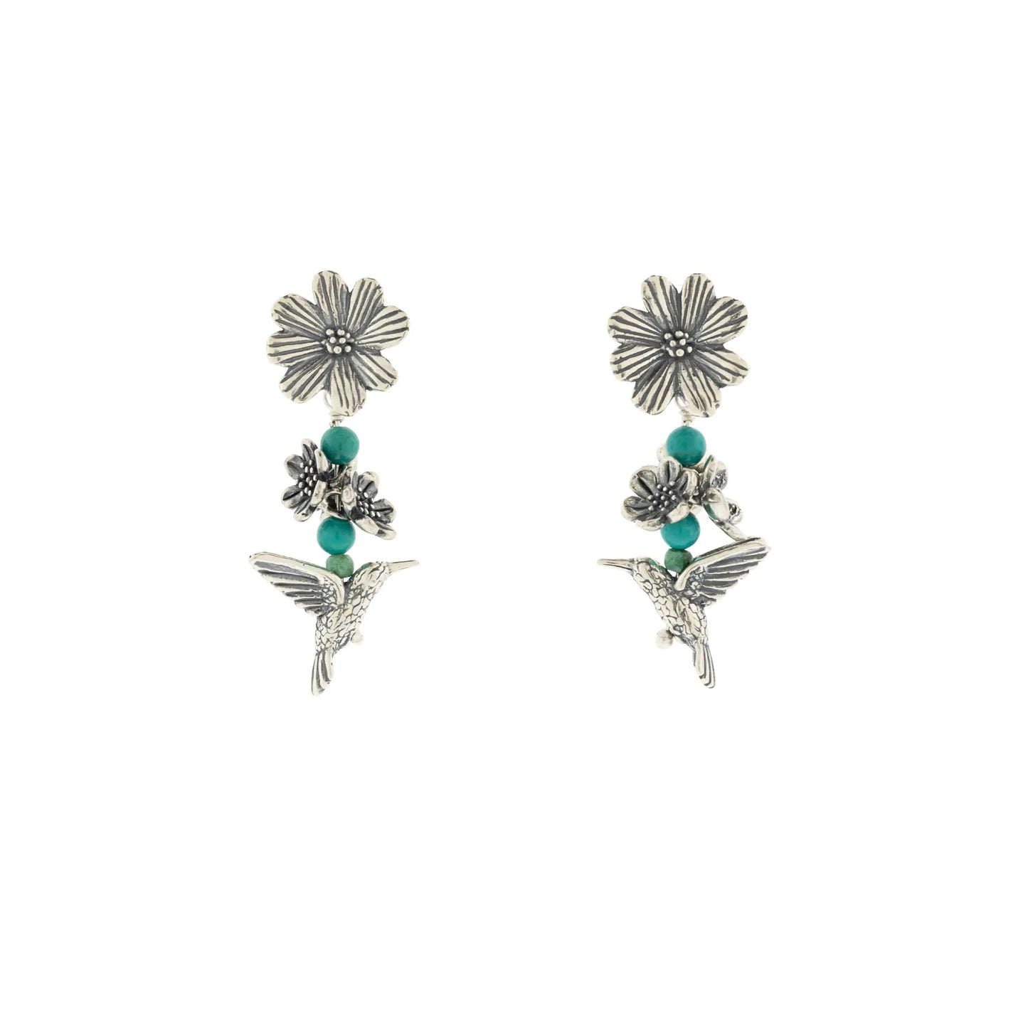 Aretes Volando entre las Flores