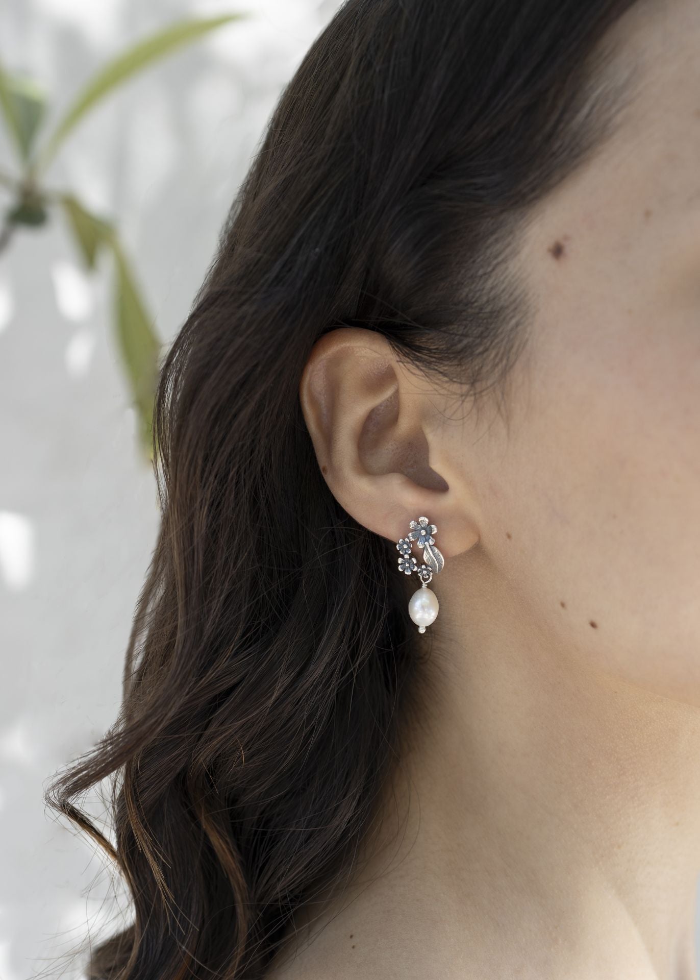 Aretes Corona de Flores Chico