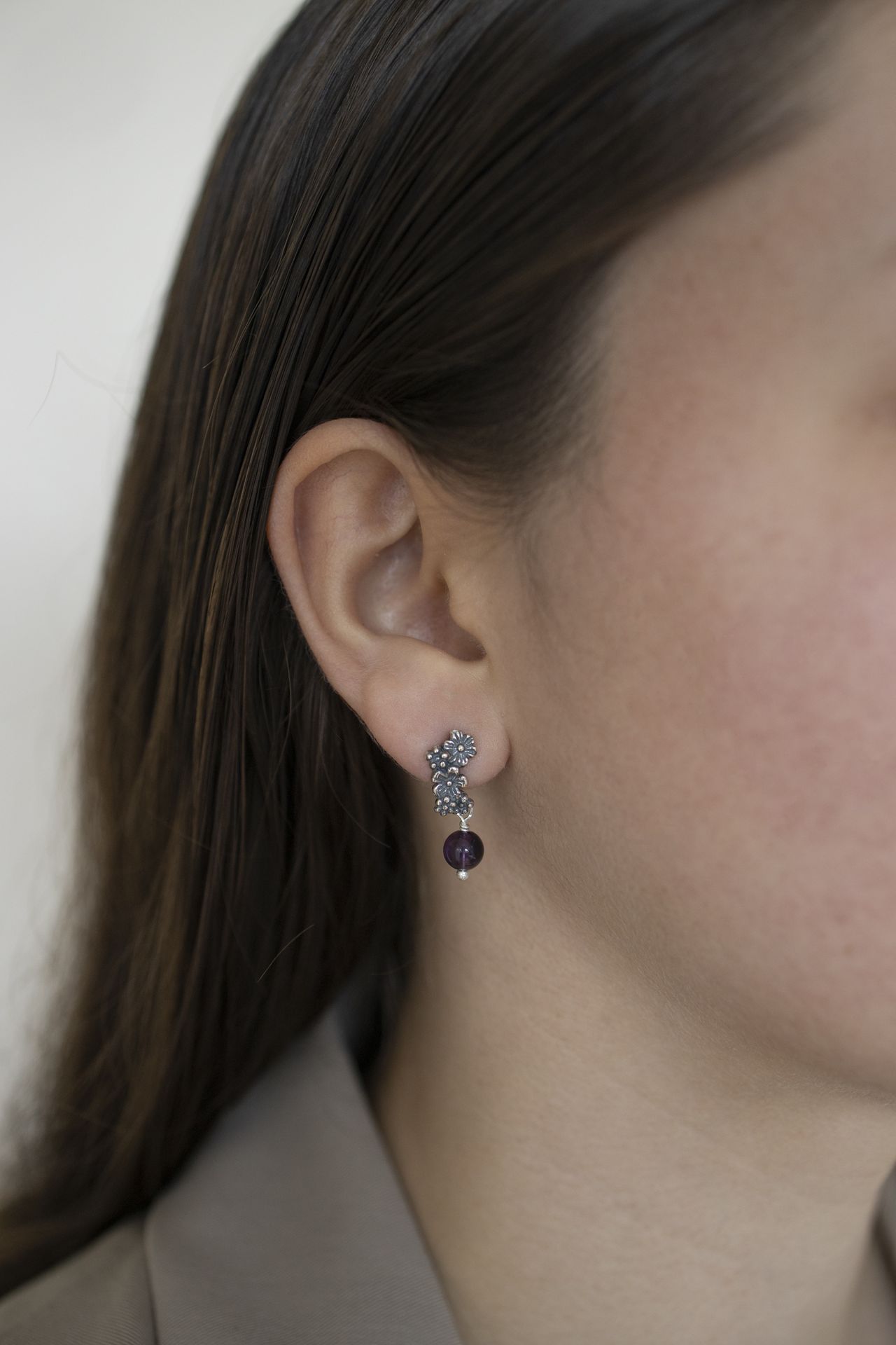 Aretes Ramitos de Flores
