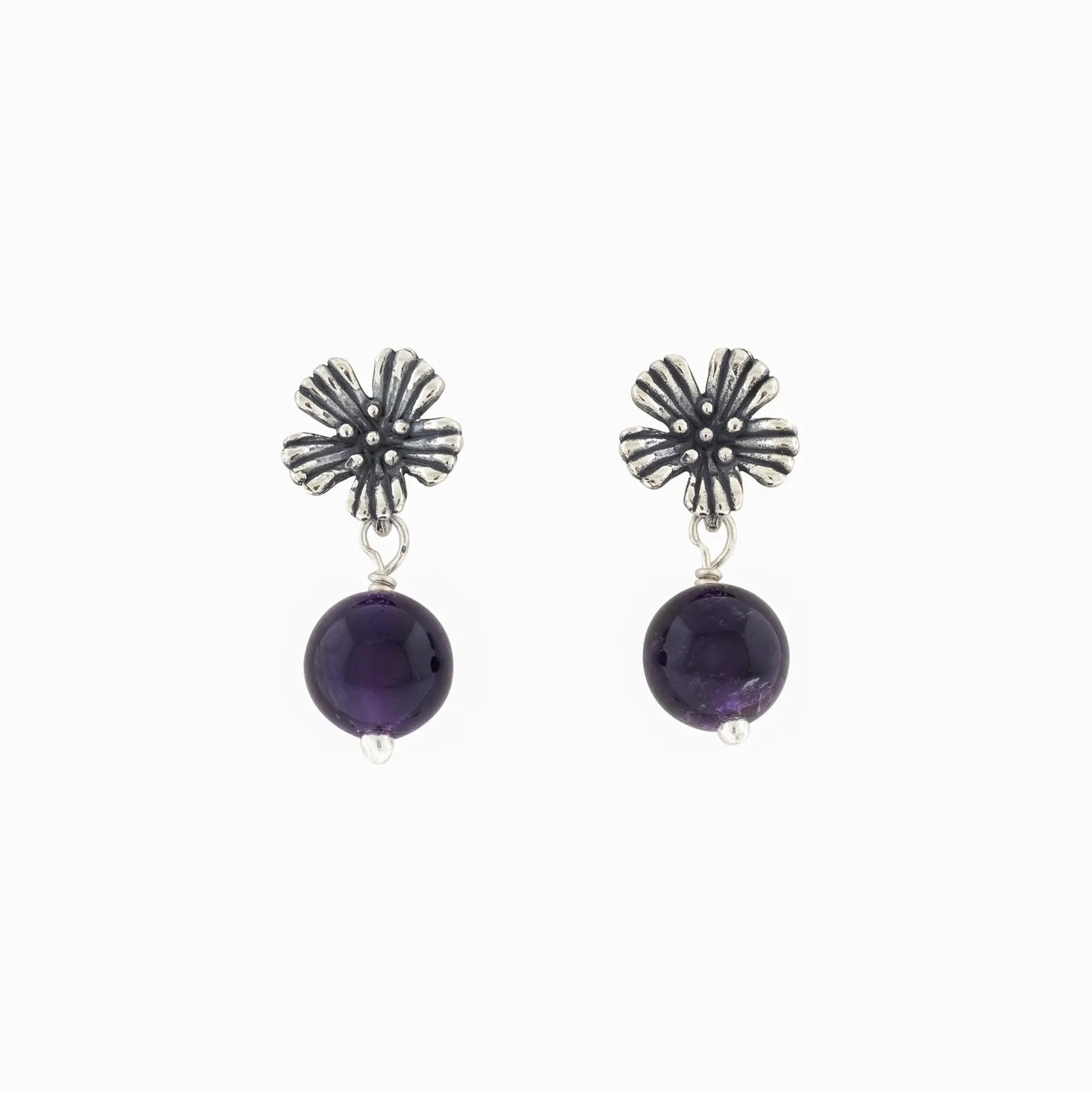 Aretes Flor de Fresa