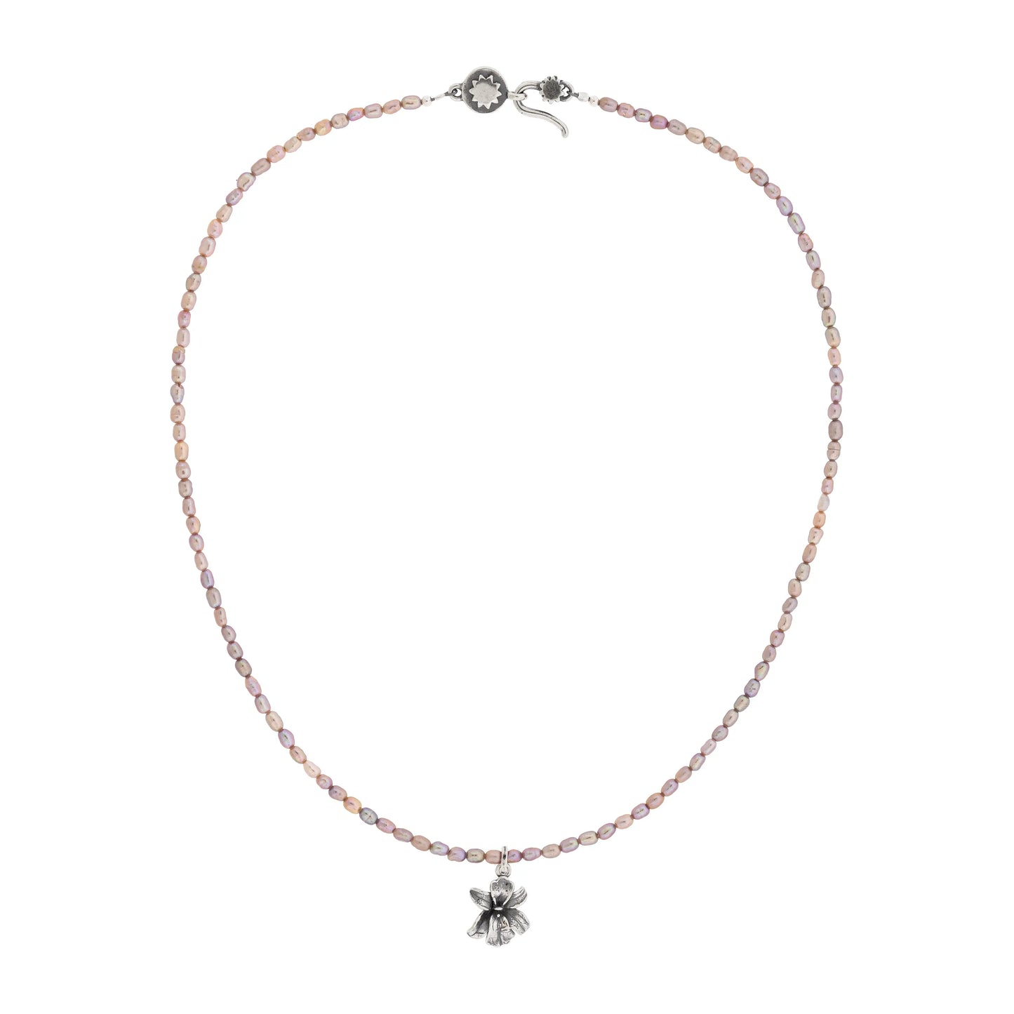 Collar armonía con orquídeas