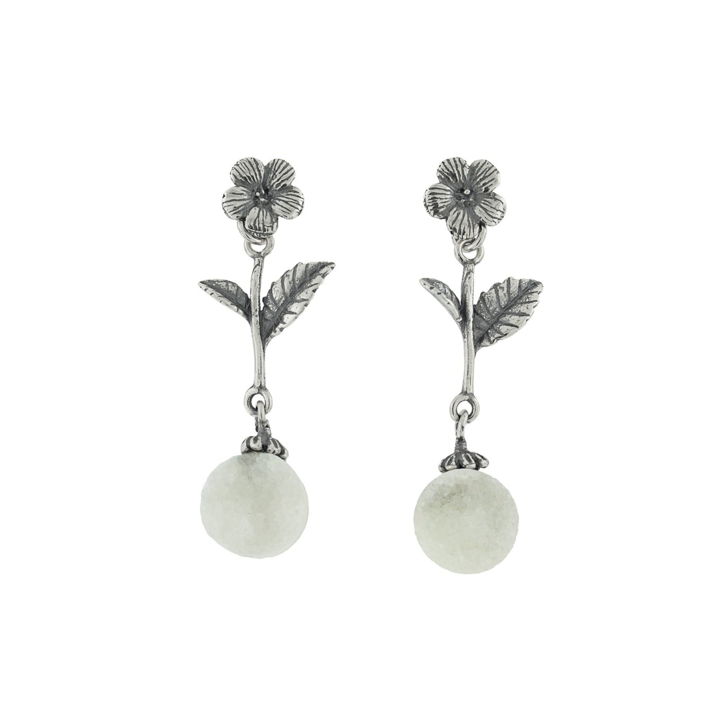 Aretes Ramita con Flores