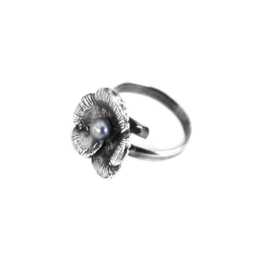 Anillo Flor del Pensamiento - Citlali Joyas 