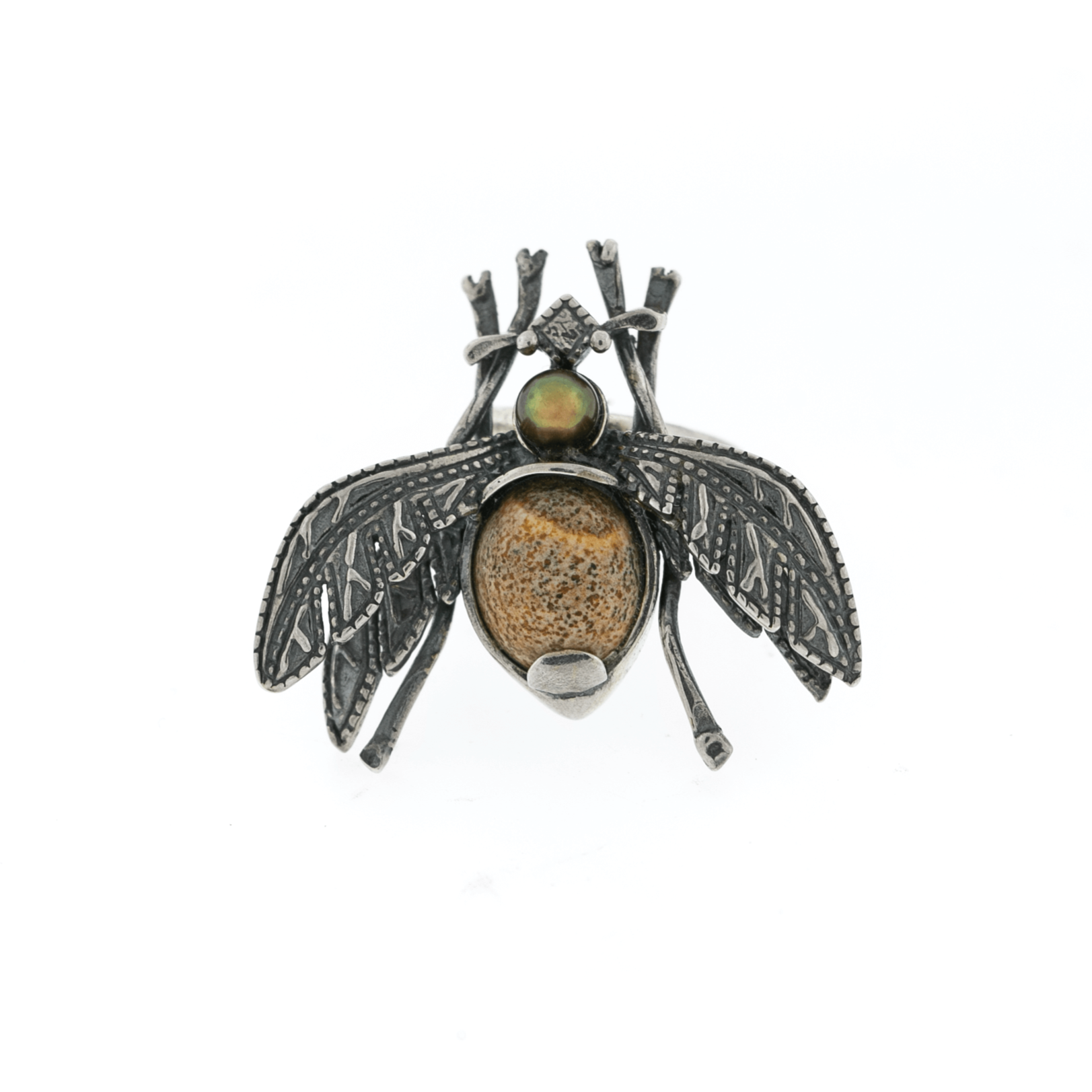 Anillo Escarabajo mediano - Citlali Joyas 