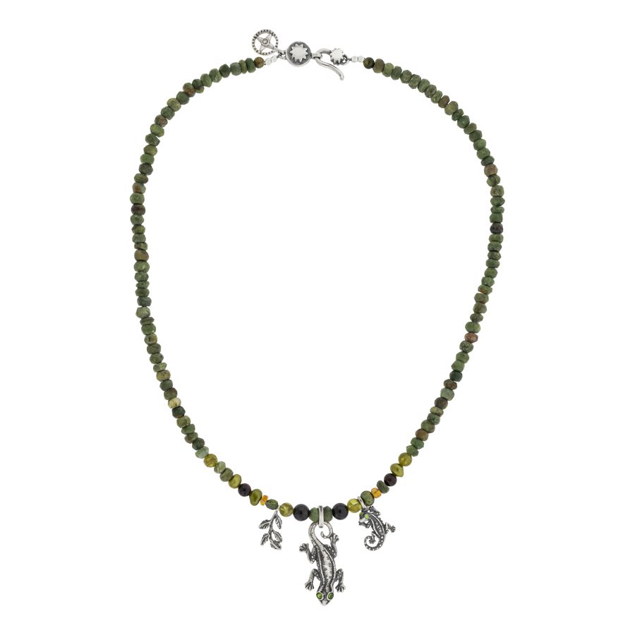 Collar Verde Lagartijas
