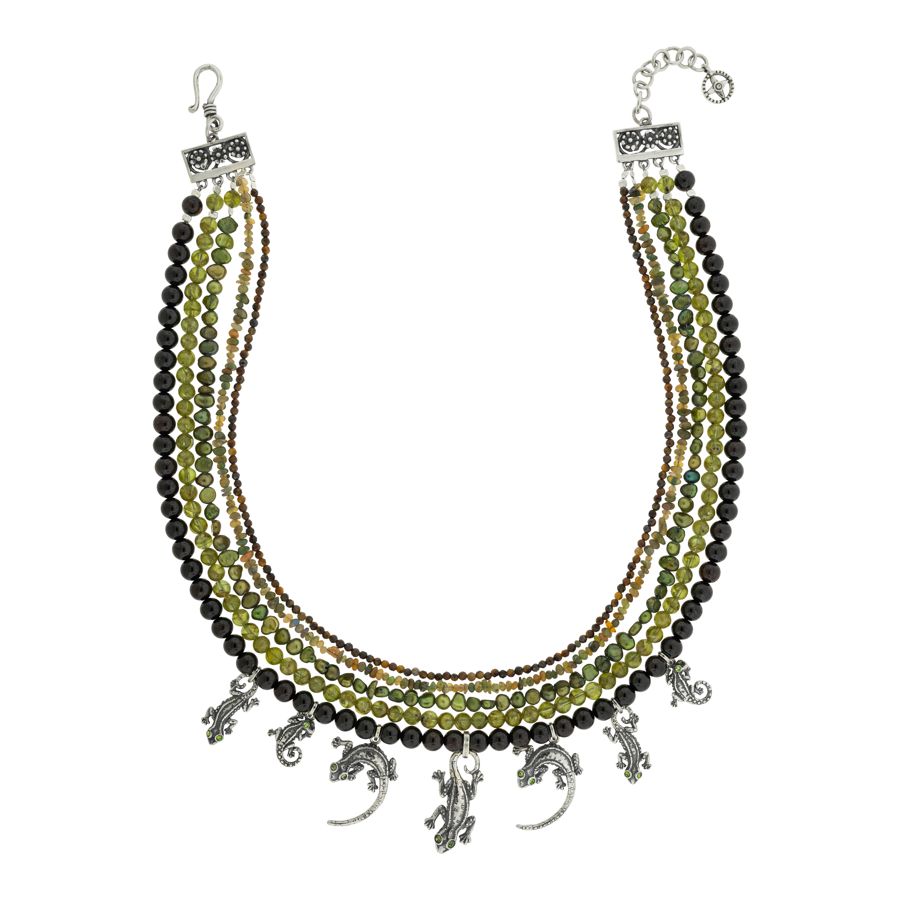 Collar Multihilo Verde