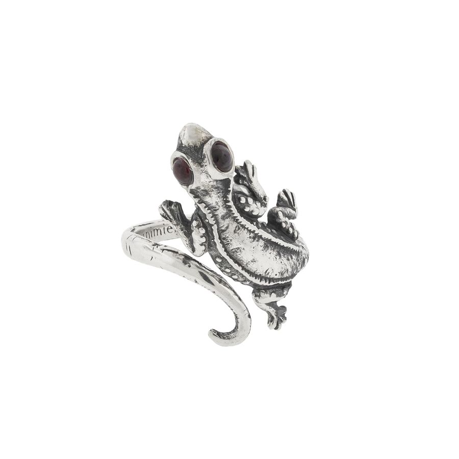 Anillo Camaleón Granate